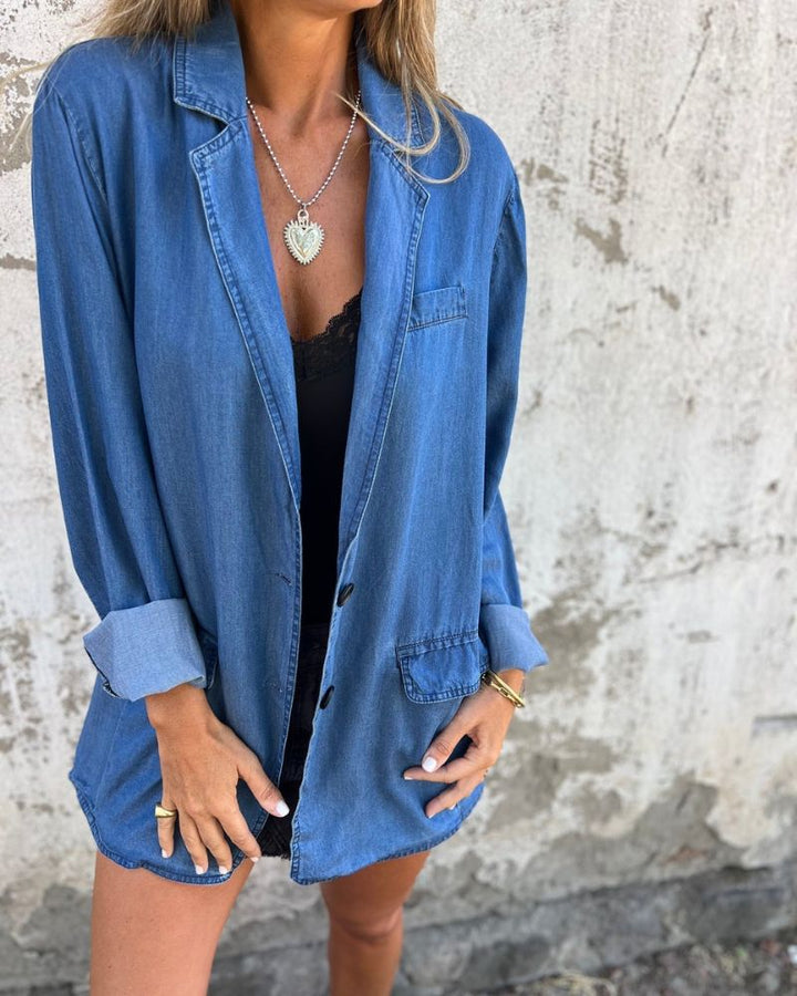 Romilda - Übergroße Denim Jacke
