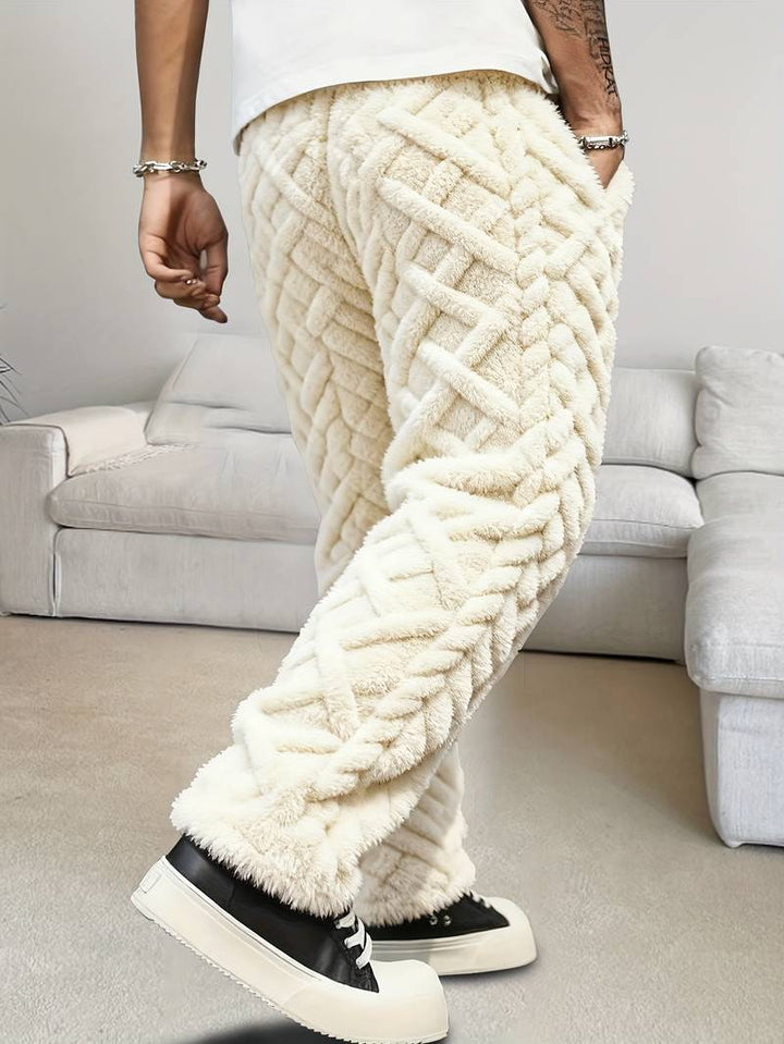 Zecharia - Hose Mit Geometrischem Muster Und Elastischem Bund