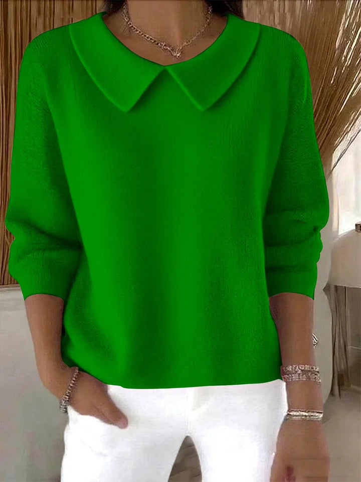 Hespera – Bequemer Pullover Aus Baumwolle Mit Langen Ärmeln