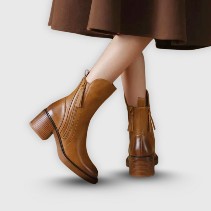 Marcy - Elegante Stiefeletten mit Blockabsatz