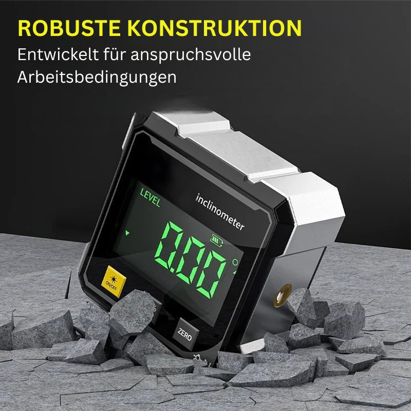 MagPro - 4-Seitiger Magnetischer Digitaler Winkelmesser Mit Laser