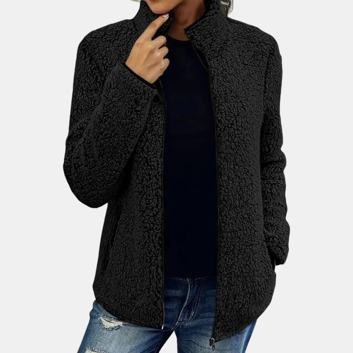 Sureena – Lässige Vlies Jacke