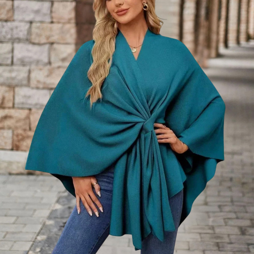 Helin - Bequemer Mit V-Ausschnitt Shawl