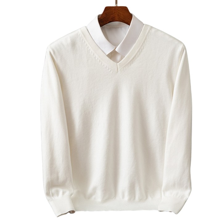 Stokes – Kaschmirpullover Mit V-Ausschnitt