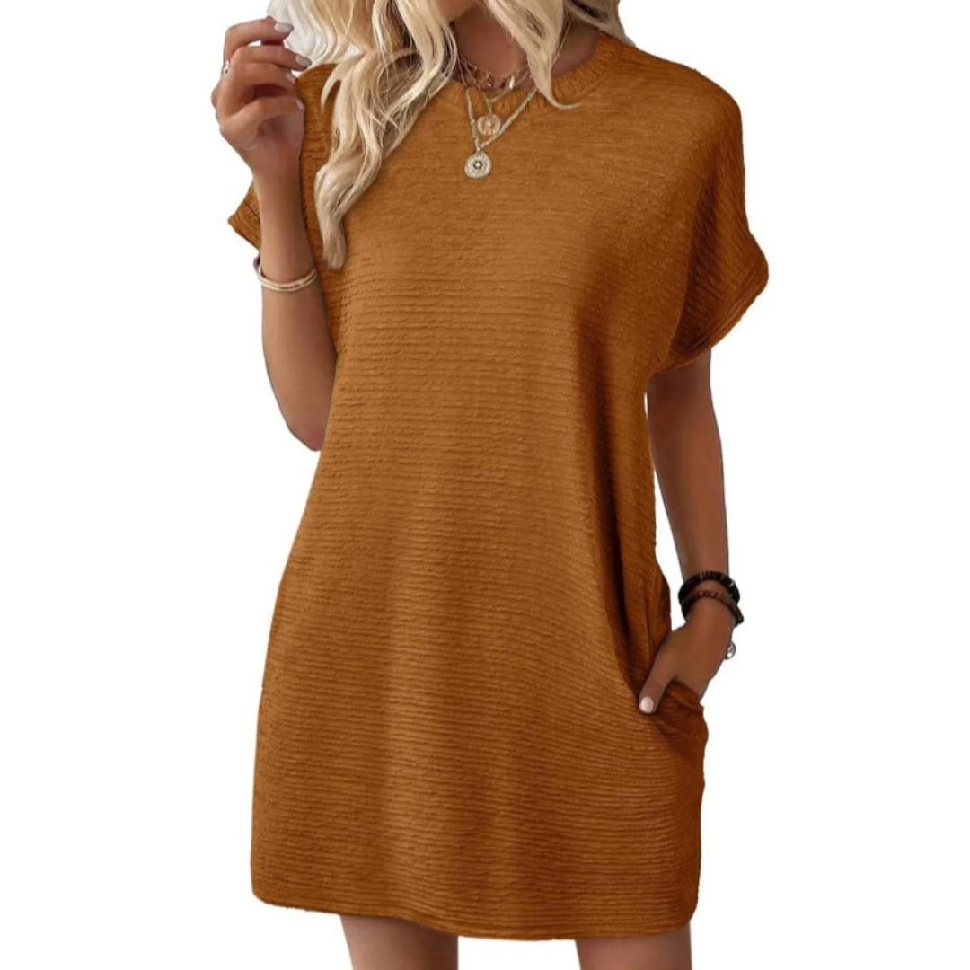 Elviaa – Elegantes Minikleid Mit Tasche