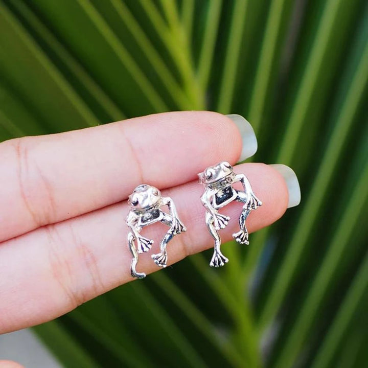 Maelis – Frosch Ohrringe (Paar)