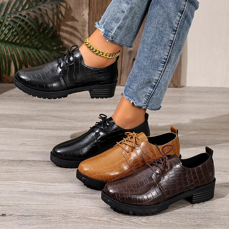 Niyra – Derby Schuhe Mit Schnürung Und Klobiger Sohle