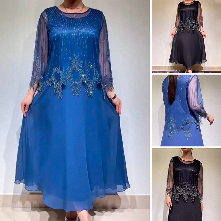 Eiriana – Elegantes Midi Kleid