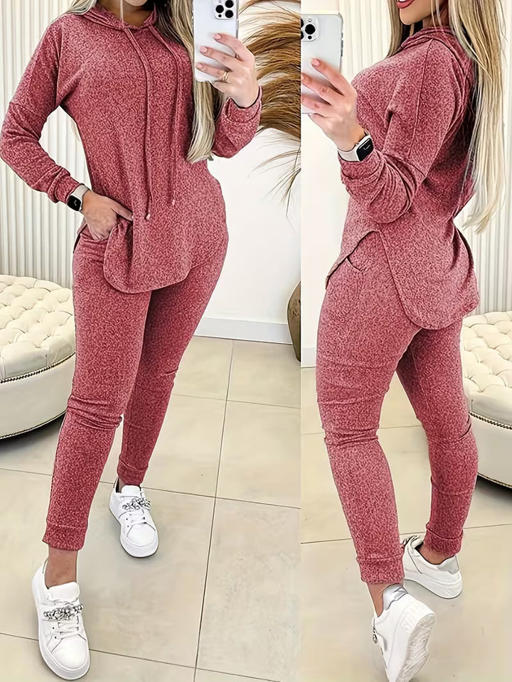 Jizena – Stilvolles Zweiteiliges Set MIT Kapuze