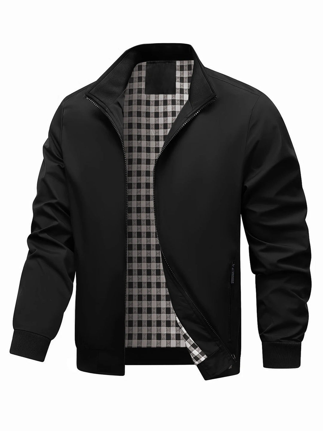 Charith - Lässige Langarm Jacke Mit Reißverschluss