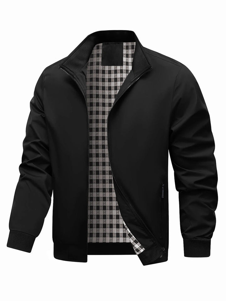 Charith - Lässige Langarm Jacke Mit Reißverschluss