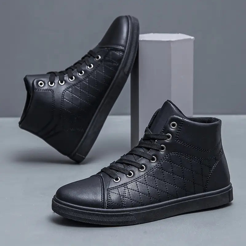 Gayle – Lässig Plaid Mittellang Turnschuh