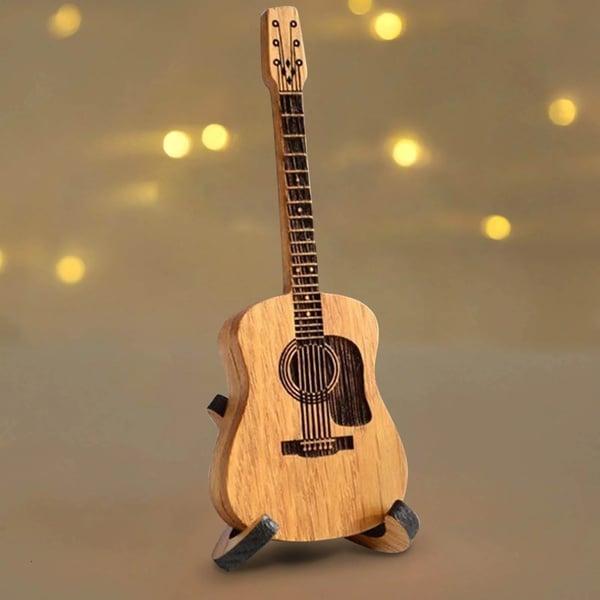 TuneCradle – Mini-Süße-Edition  Plektrum-Etui aus Holz für Gitarre