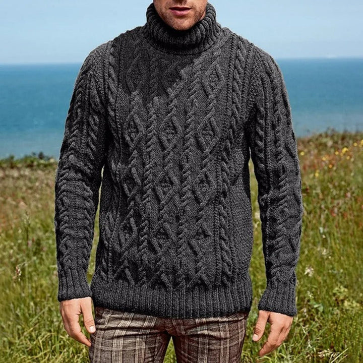 Koos - Rollkragen Strickpullover