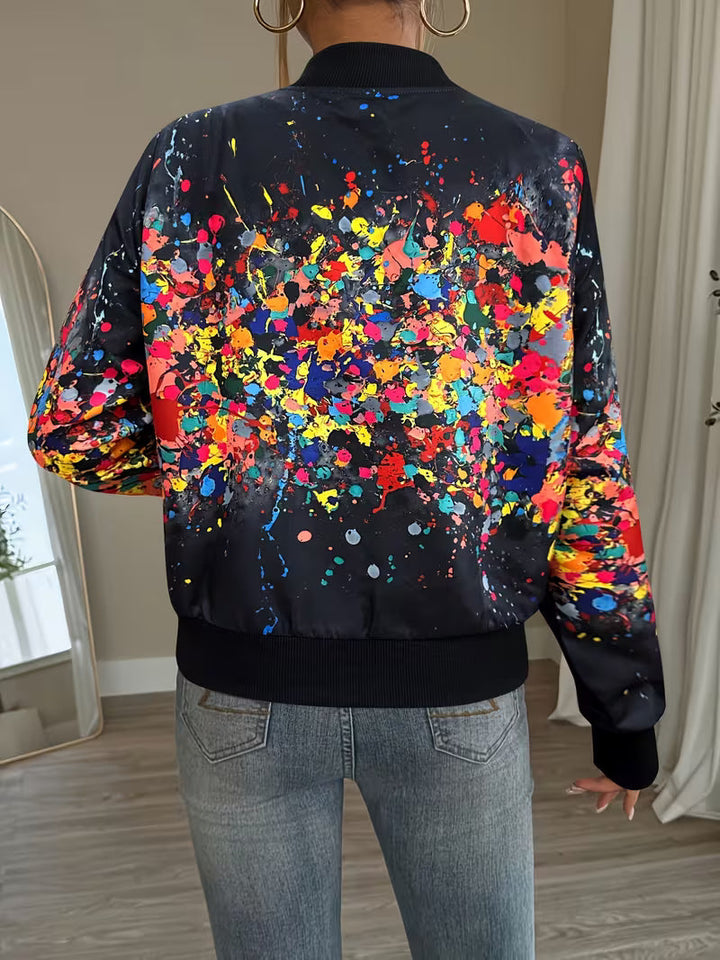 Riena – Jacke Mit Lebhaftem Tie-Dye-Drucken
