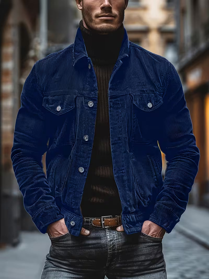 Warwick – Cordjacke Mit Zahlreichen Taschen