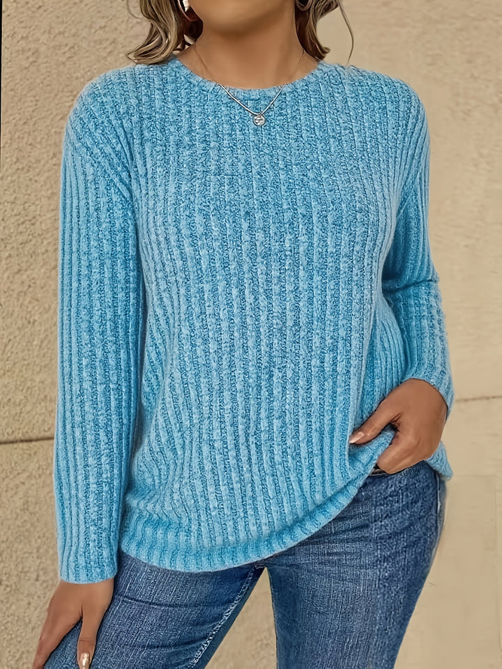 Katiya - Lässiger Locker Sitzender Pullover Mit Langen Ärmeln