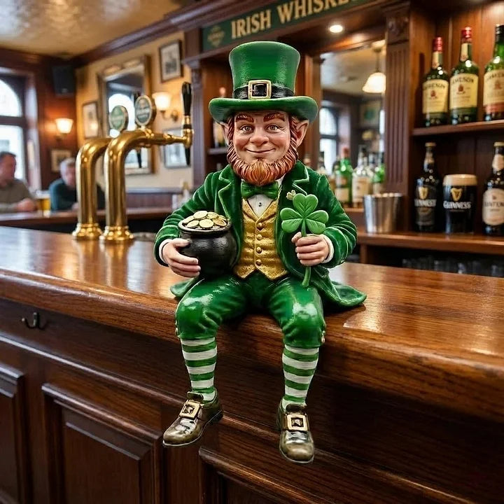 IrishFortune – Dekorative Figur eines Kobolds zum St. Patrick's Tag