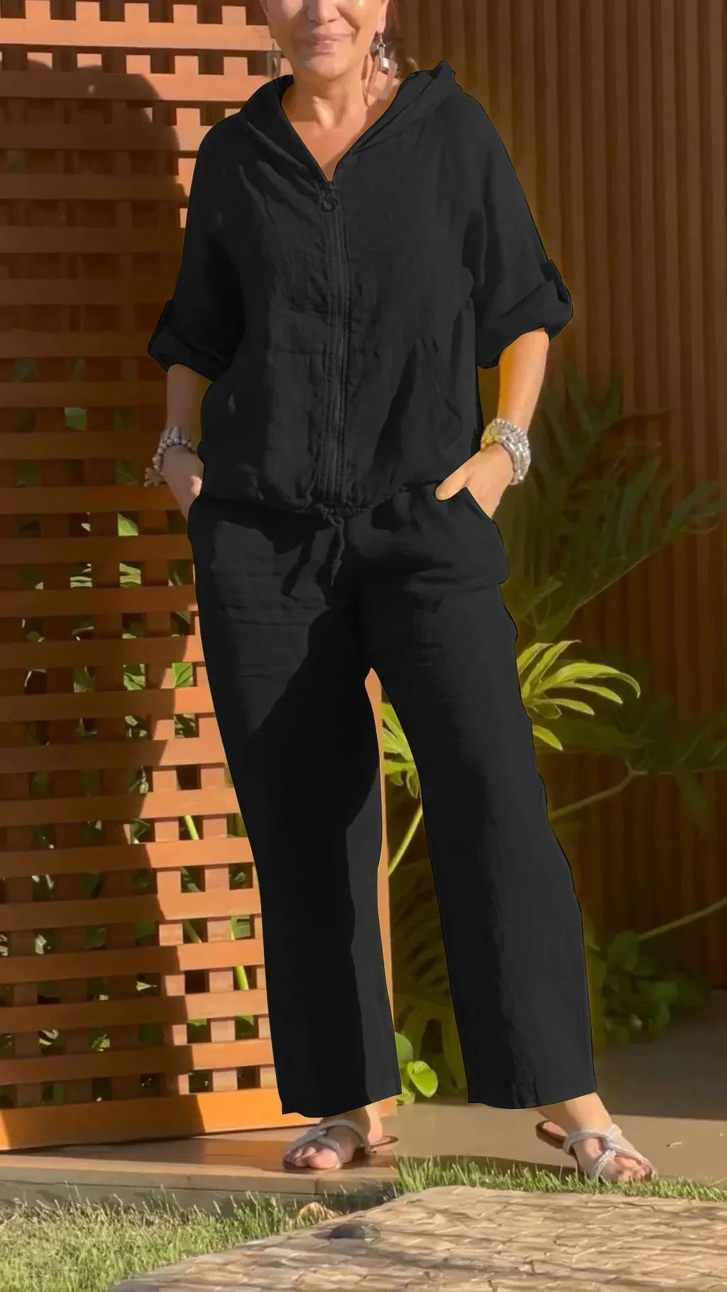 Pietra - Zweiteiliger Anzug Mit Kapuze Und Reißverschluss