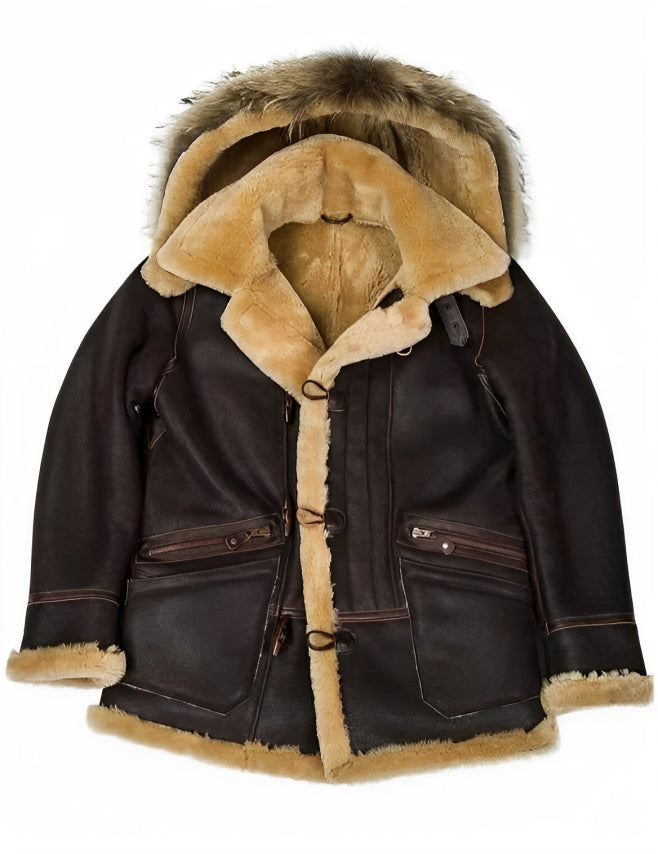 Detlef – Shearling Stil Winter Jacke