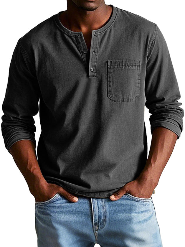 Gerry - Jeans Hemd Mit Tasche