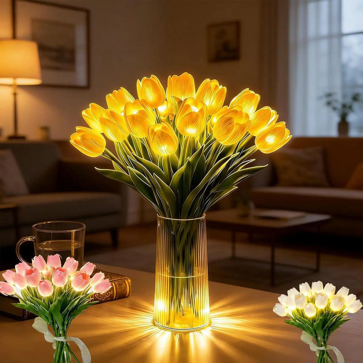 Petaluxe - Elegante LED Blumenvase Mit Beleuchtung Für Eine Gemütliche Wohnatmosphäre