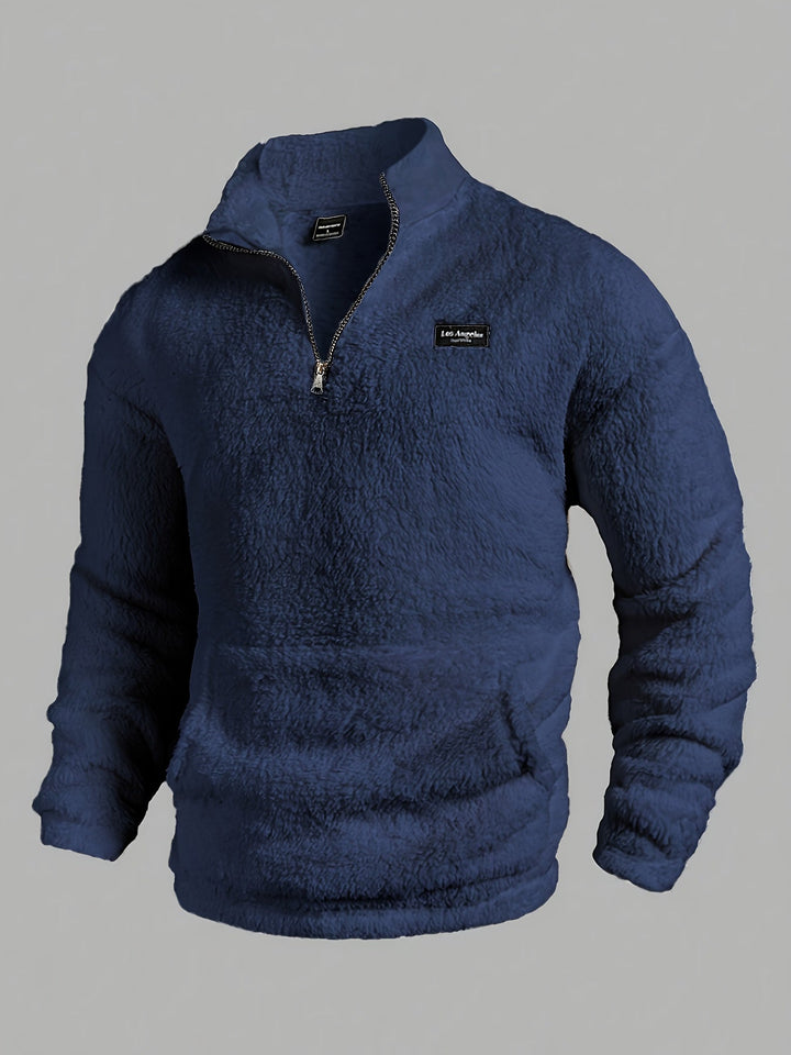 Kamil – Fleece Pullover Mit Halbem Reißverschluss
