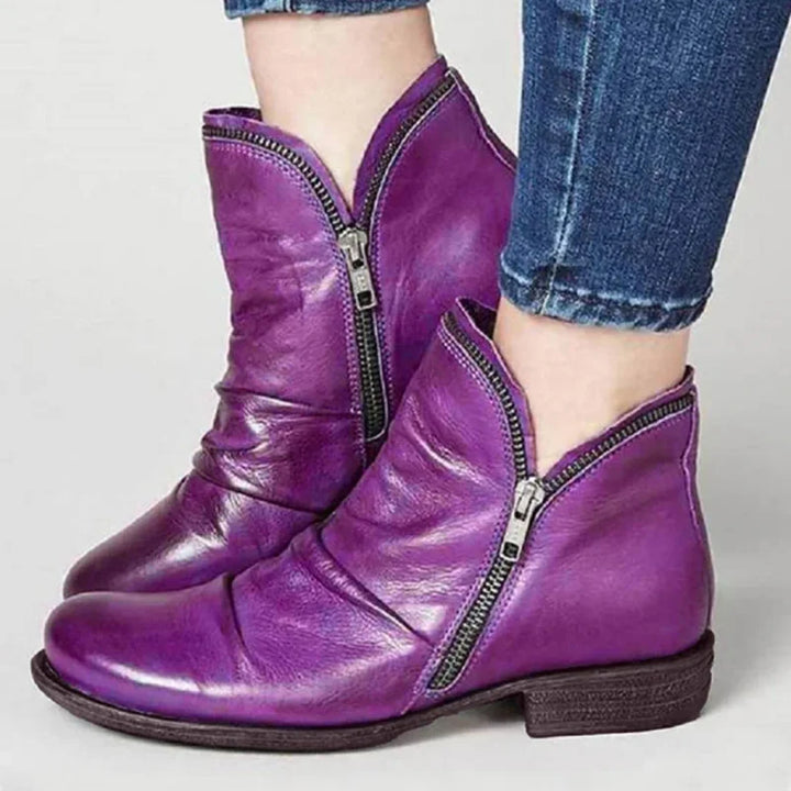 Lianella – Orthopädische Stiefeletten Mit Reißverschluss