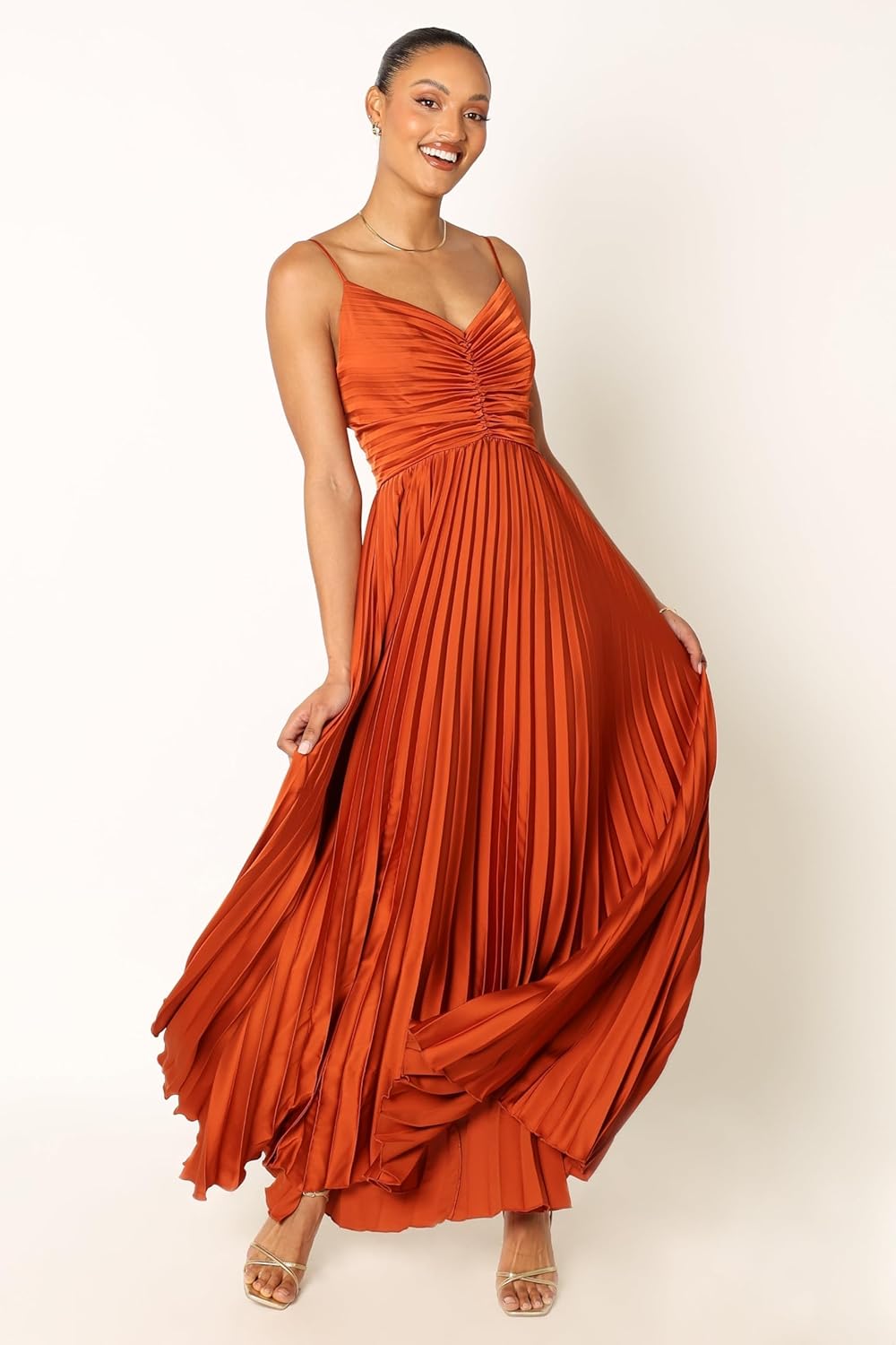 Masano – Elegantes Plissee Kleid