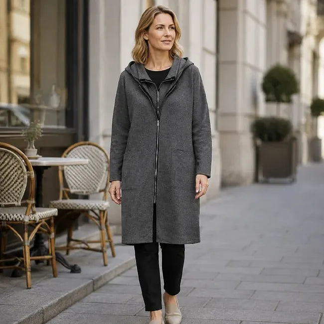 Cerina – Mittellange Kapuzen Jacke