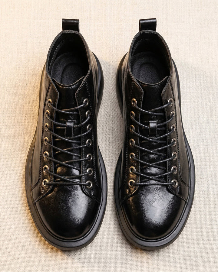 Kervens – Schnürstiefel Aus Leder