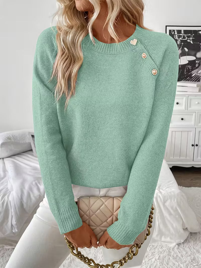 Hilarina - Langärmeliger Strickpullover