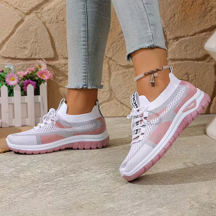 Loreta - Atmungsaktive Mesh Sneaker Mit Farbverlauf