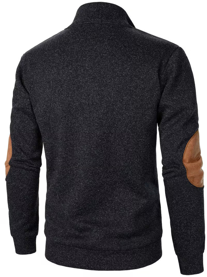 Kashyap – Sweatshirt mit Stehkragen Und Langen Ärmeln