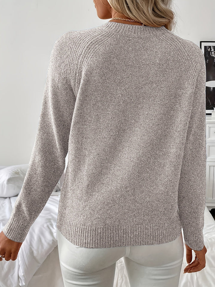 Pascuala – Eleganter Strick Pullover Mit Perlen
