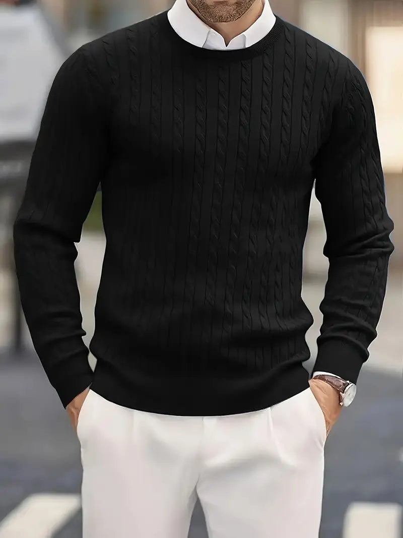 Jonty – Gestrickter Langarm Rollkragenpullover