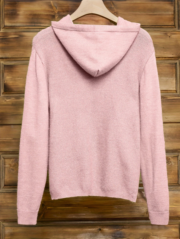 Nena – Lässiger Langarm Kapuzenpullover Mit Fronttasche