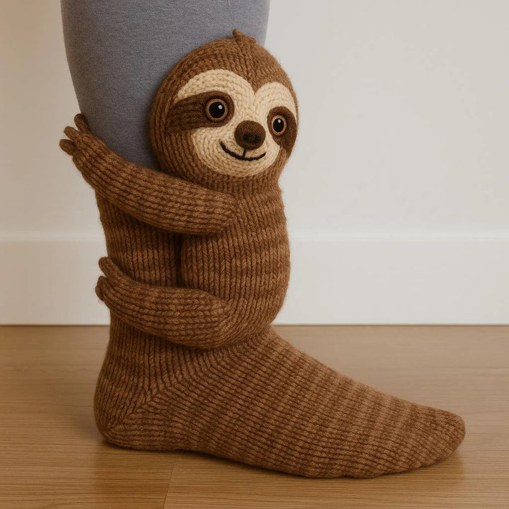 CozyCritters – Gemütliche Socken Mit Gestrickten Tiermotiven