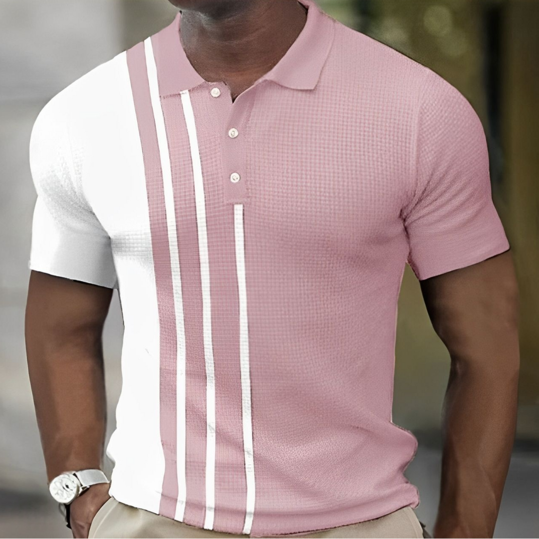Gregory - Polo Hemd Mit Stylischen Streifen