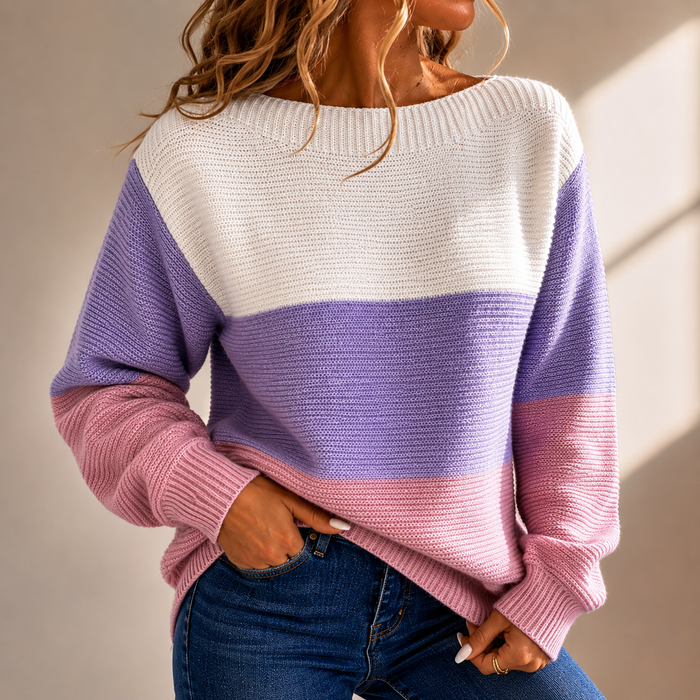 Nirelia – Eleganter Übergröße-Strickpullover