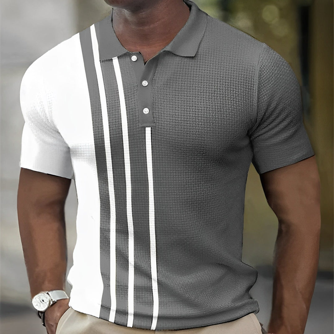 Gregory - Polo Hemd Mit Stylischen Streifen