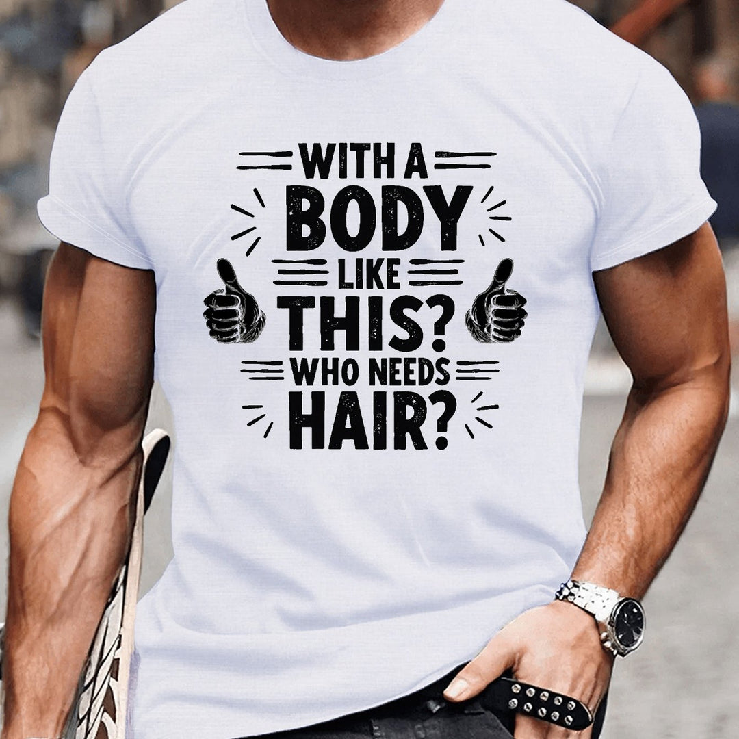Hairy – Stylisches T-Hemd Mit Kurzen Ärmeln