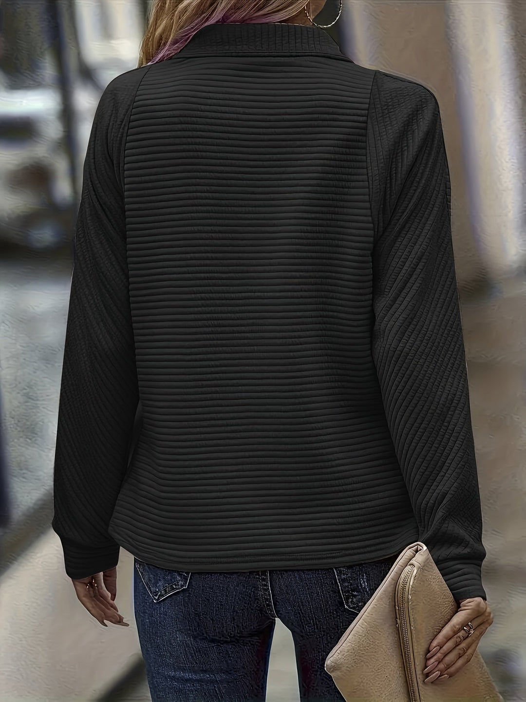 Marthe – Strickpullover Mit Reißverschluss