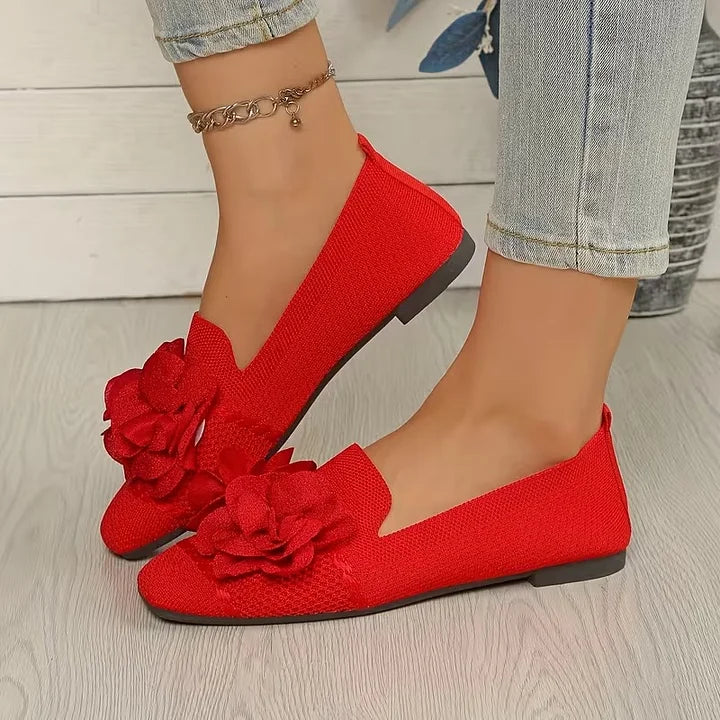 Catriona – Mary Jane Ballerinas Mit Blumenmuster
