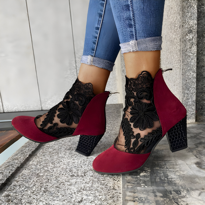 Elizaveta – Orthopädische Schuhe Mit Blumenmuster