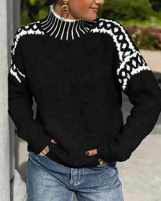 Tressia – Rollkragen Pullover Aus Strick