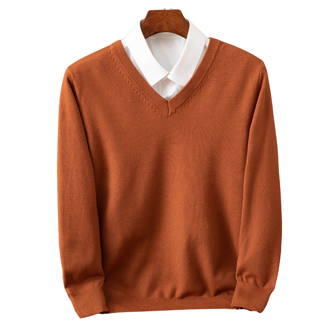 Stokes – Kaschmirpullover Mit V-Ausschnitt