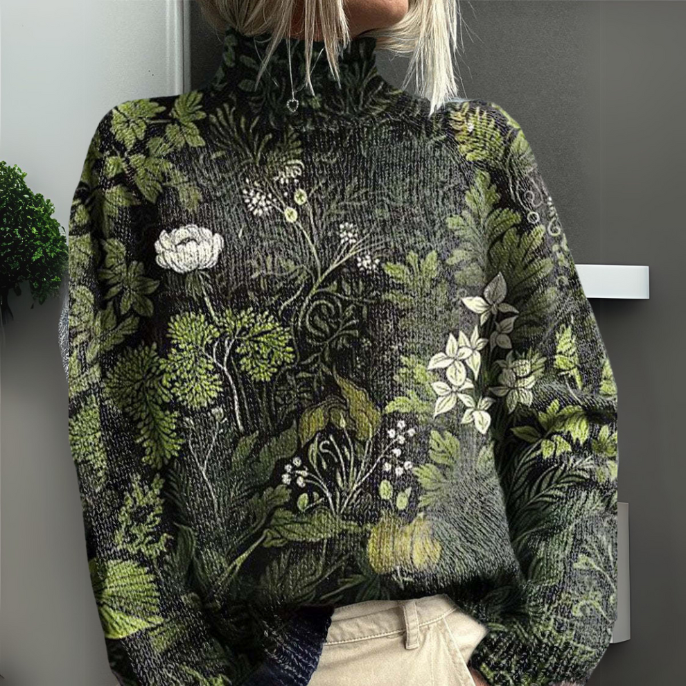 Rasha - Bunt Bedruckter Pullover