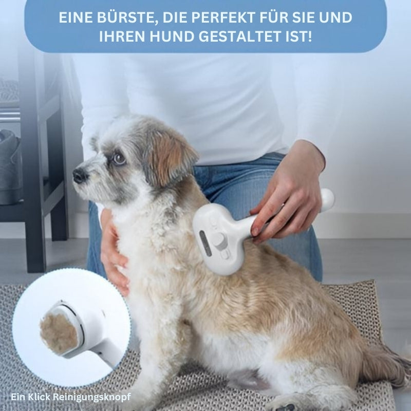 FurEase - Wiederaufladbare Dampfbürste Für Die Fellpflege Von Haustieren
