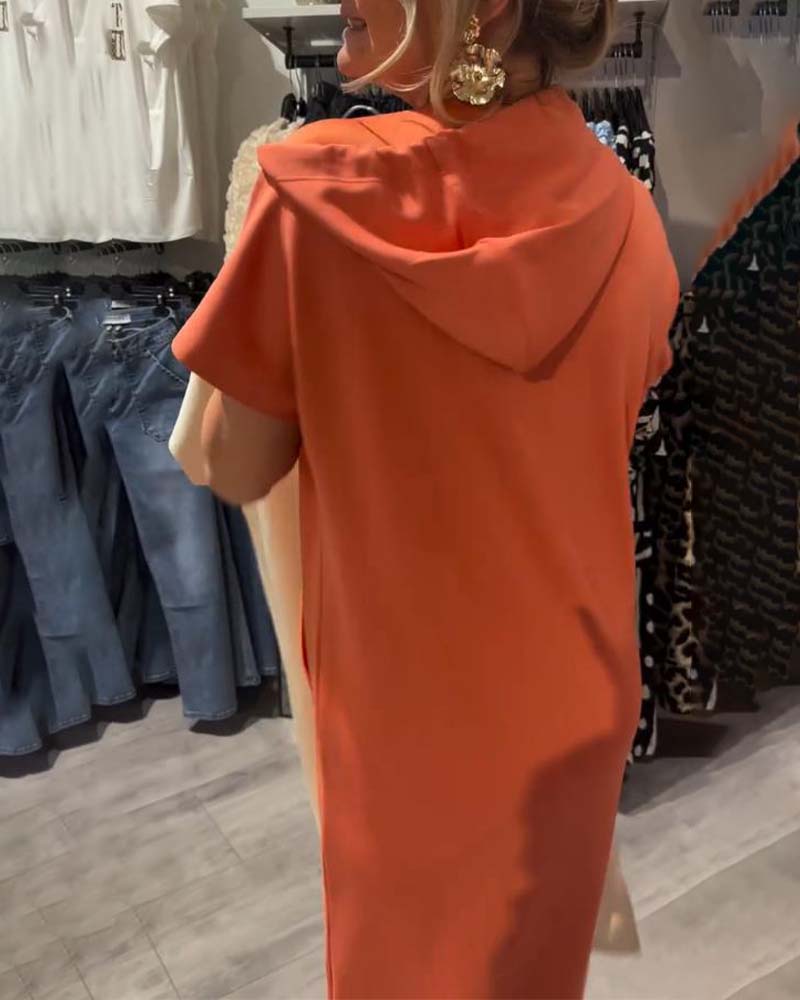 Nadia – Elegantes Kleid Mit Kapuze